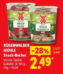 Lidl RÜGENWALDER MÜHLE Snack-Becher Angebot