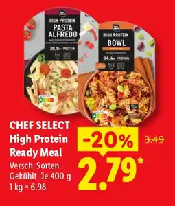Lidl CHEF SELECT High Protein Ready Meal Angebot