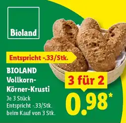 Lidl BIOLAND Vollkorn-Körner-Krusti Angebot