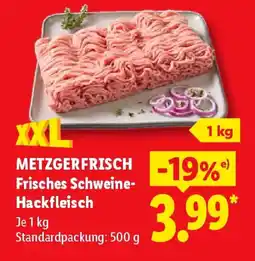 Lidl METZGERFRISCH Frisches Schweine-Hackfleisch Angebot