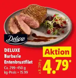 Lidl Deluxe Barbarie Entenbrustfilet Angebot