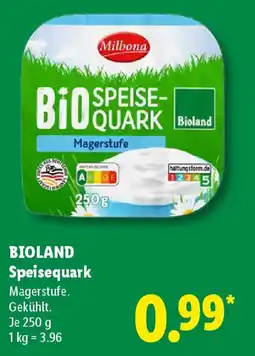 Lidl BIOLAND Speisequark Angebot