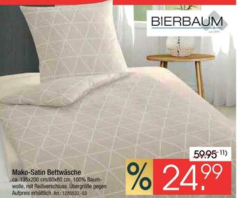 Zurbrüggen Bierbaum mako-satin bettwäsche Angebot