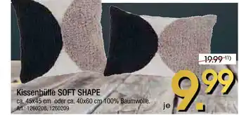 Zurbrüggen Kissenhülle soft shape Angebot