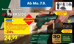 Lidl PARKSIDE Akku-Multifunktionswerkzeug 20 V Angebot