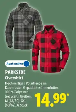 Lidl PARKSIDE Overshirt Angebot