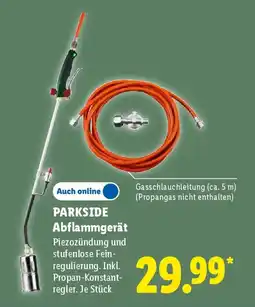 Lidl PARKSIDE Abflammgerät Angebot
