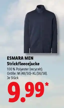Lidl ESMARA MEN Strickfleecejacke Angebot