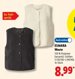 Lidl ESMARA Weste Angebot