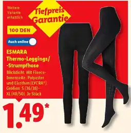 Lidl ESMARAThermo-Leggings/-Strumpfhose Angebot