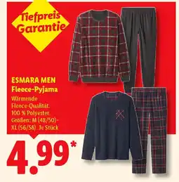 Lidl ESMARA MEN Fleece-Pyjama Angebot
