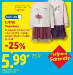 Lidl LUPILU Sweatkleid Angebot