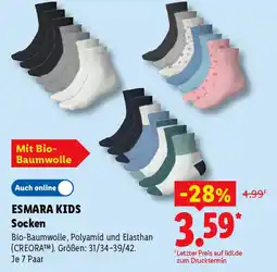 Lidl ESMARA KIDS Socken Angebot