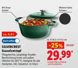 Lidl SILVERCREST Gusseisentopf Angebot