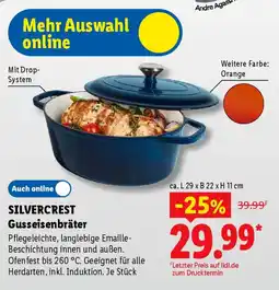 Lidl SILVERCREST Gusseisenbräter Angebot