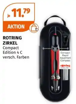 Müller ROTRING ZIRKEL Compact Edition 4 C Angebot