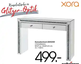 Zurbrüggen Xora konsolentisch denver Angebot