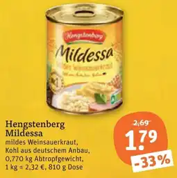 tegut Hengstenberg Mildessa Angebot