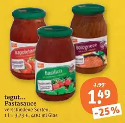 tegut tegut... Pastasauce Angebot