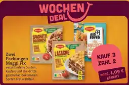 tegut Zwei Packungen Maggi Fix Angebot