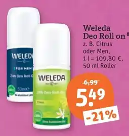 tegut Weleda Deo Roll-on Angebot