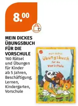 Müller MEIN DICKES ÜBUNGSBUCH FÜR DIE VORSCHULE Angebot