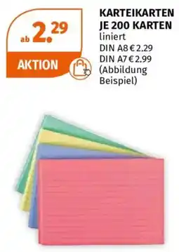 Müller KARTEIKARTEN Angebot