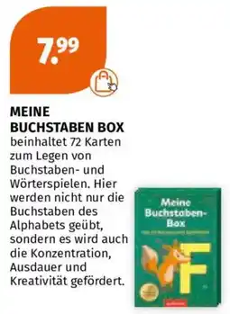 Müller Meine Buchstaben-Box Angebot