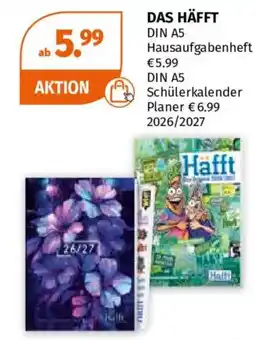 Müller DAS HÄFFT Hausaufgabenheft Angebot