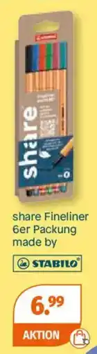 Müller share Fineliner made by STABILO Angebot
