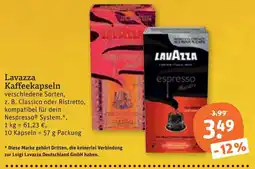 tegut Lavazza Kaffee kapseln Angebot