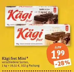 tegut Kägi fret Mini Angebot
