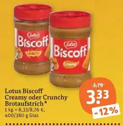 tegut Lotus Biscoff Brotaufstrich Angebot