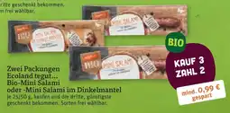 tegut Ecoland Bio-Mini Salami Angebot