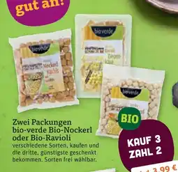 tegut bio-verde Bio-Nockerl oder Bio-Ravioli Angebot