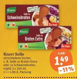 tegut Knorr Soße Angebot