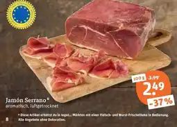 tegut Jamón Serrano Angebot