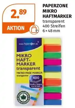Müller PAPERZONE MIKRO HAFTMARKER transparent Angebot
