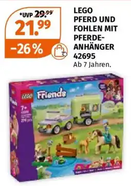 Müller LEGO PFERD UND FOHLEN MIT PFERDE-ANHÄNGER Angebot