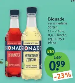 tegut Bionade Angebot