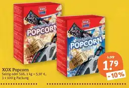 tegut XOX Popcorn Angebot