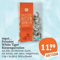 tegut tegut... White Tiger Riesengarnelen Angebot