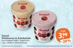 tegut Franui Himbeeren in Schokolade Angebot