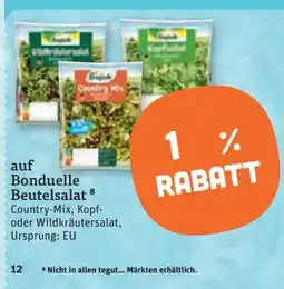 tegut Bonduelle Beutelsalat Angebot