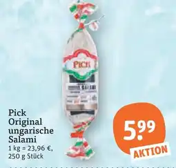 tegut Pick Original ungarische Salami Angebot