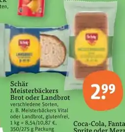 tegut Schär Meisterbäckers Brot oder Landbrot Angebot