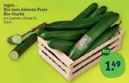 tegut Bio-Gurke Angebot