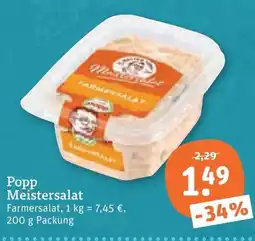 tegut Popp Meistersalat Angebot