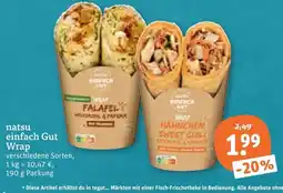 tegut natsu einfach Gut Wrap Angebot