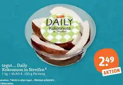 tegut Daily Kokosnuss in Streifen Angebot